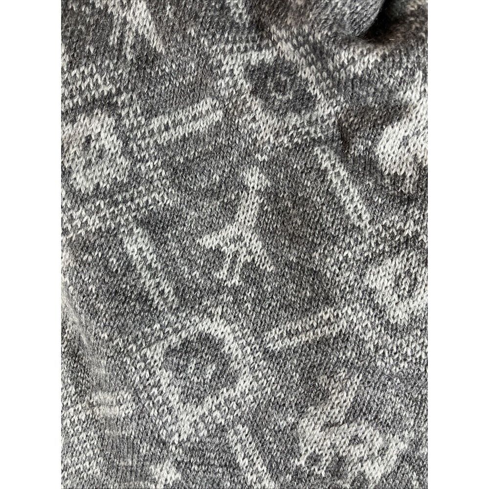 Alpaca Connection Sweater Hooded Cardigan Wooden Toggle Alpaca Wool Blend Poncho - Picture 11 of 11